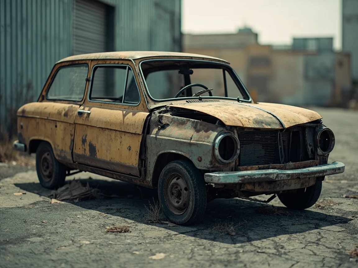 Epave voiture &middot; image &agrave; la une
