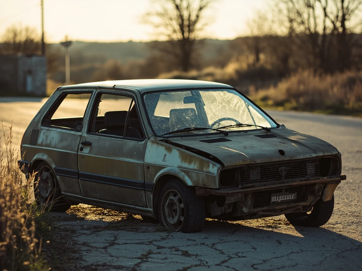 Epave voiture &middot; image &agrave; la une