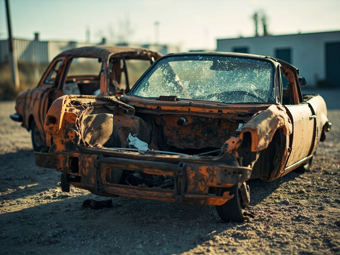 Epave voiture &middot; image &agrave; la une