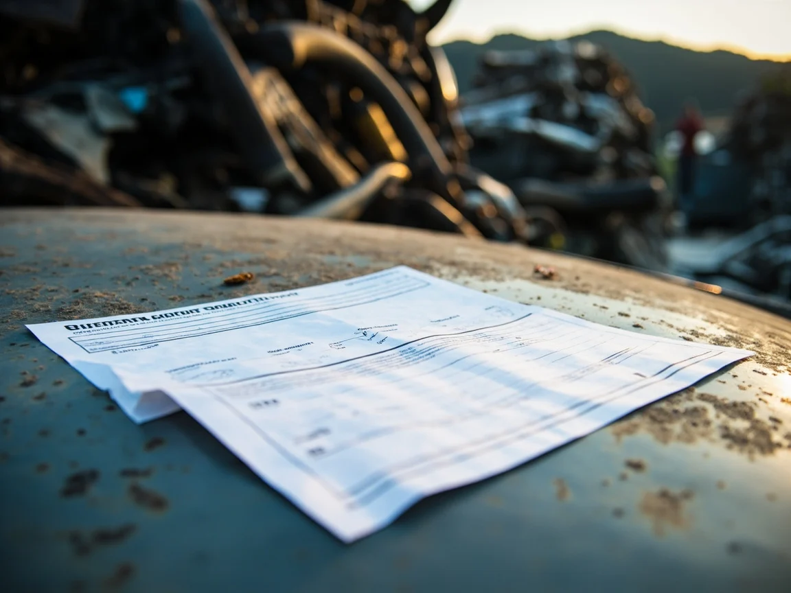Certificat de destruction v&eacute;hicule &middot; image &agrave; la une