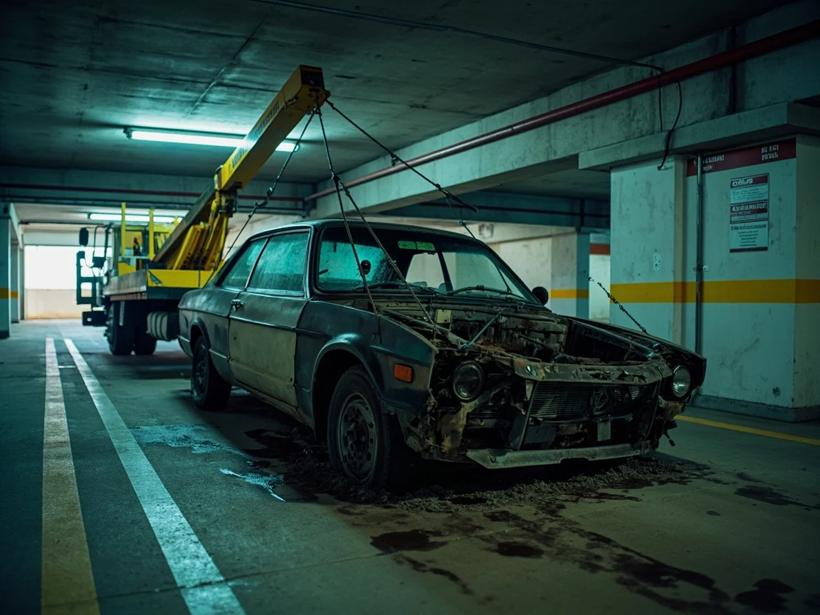 Enl&egrave;vement &eacute;pave sous-sol / parking &middot; image &agrave; la une