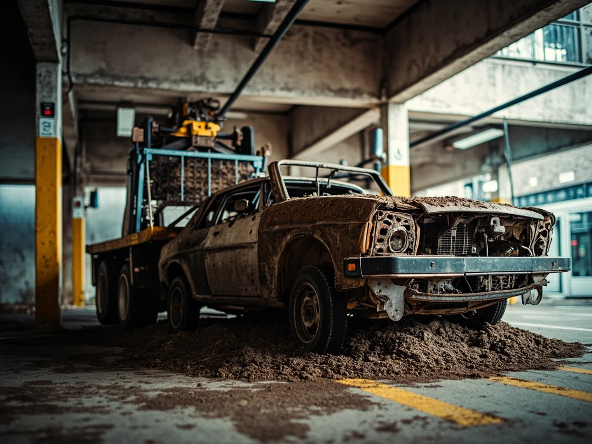 Enl&egrave;vement &eacute;pave sous-sol / parking &middot; image &agrave; la une