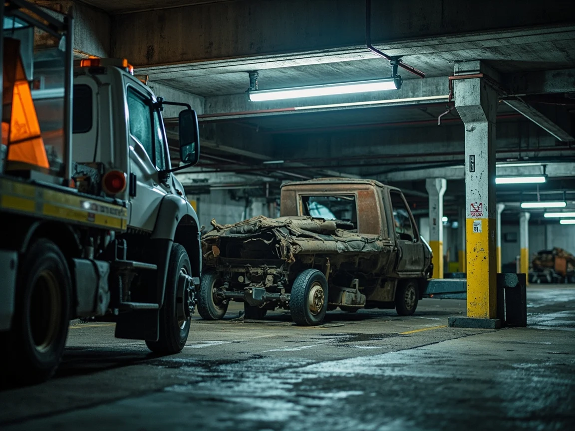 Enl&egrave;vement &eacute;pave sous-sol / parking &middot; image &agrave; la une