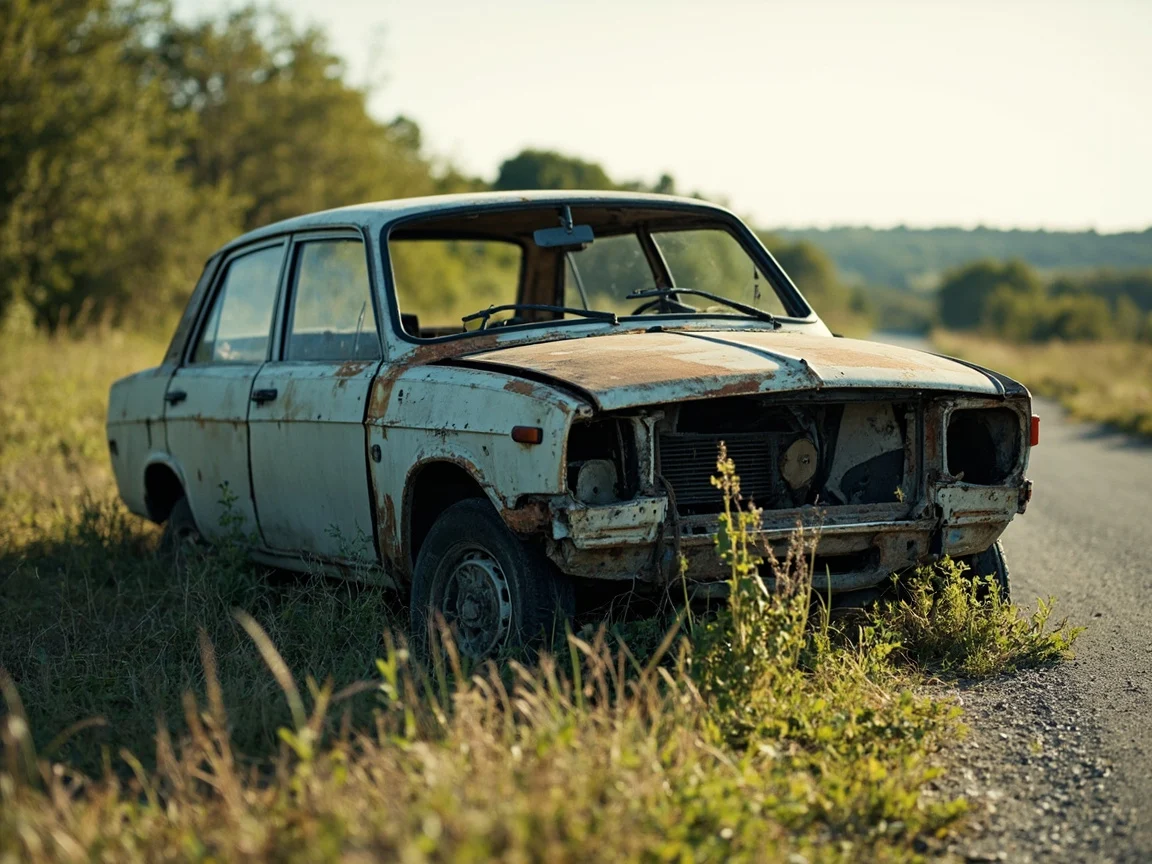 Epave voiture &middot; image &agrave; la une
