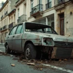 Epave voiture &mdash; Epave voiture Nogent-Sur-Marne (94130), Val-de-Marne &middot; image &agrave; la une