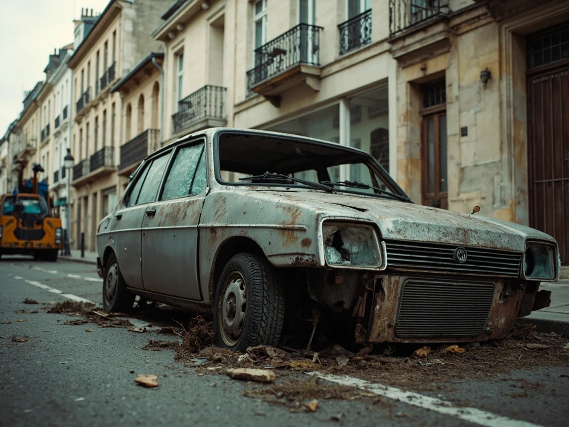 Epave voiture &middot; image &agrave; la une