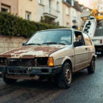 Epave voiture &mdash; Epave voiture - Domont / Val-d'Oise / 95330 &middot; image &agrave; la une