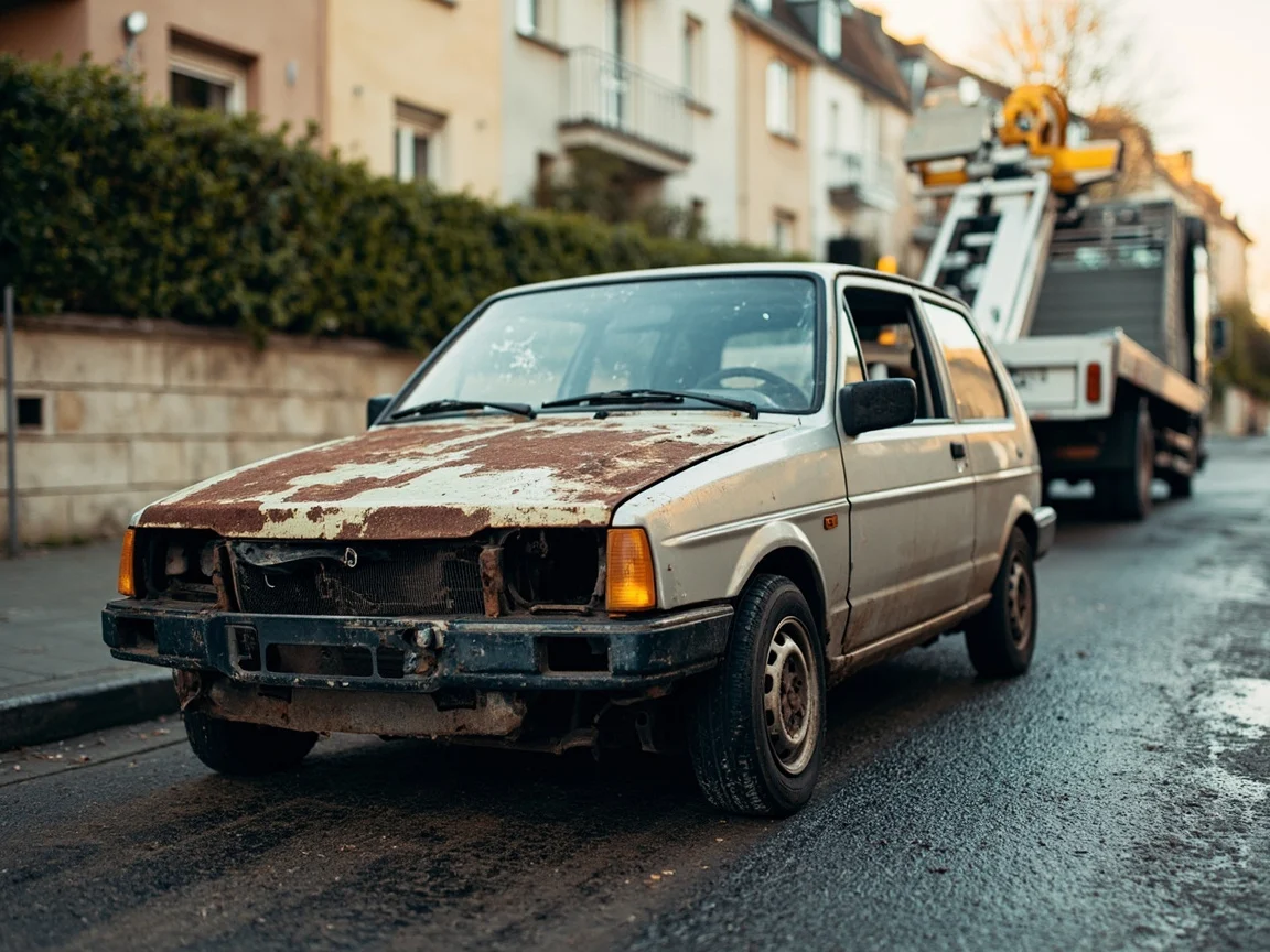 Epave voiture &middot; image &agrave; la une