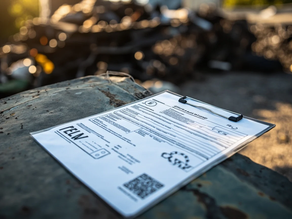 Certificat de destruction v&eacute;hicule &middot; image &agrave; la une