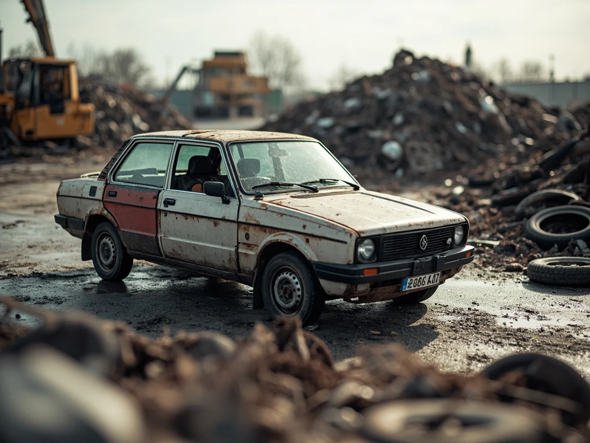 Destruction voiture &middot; image &agrave; la une