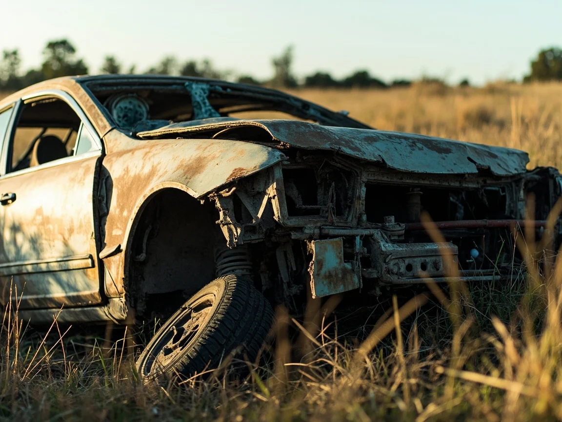 Epave voiture &middot; image &agrave; la une