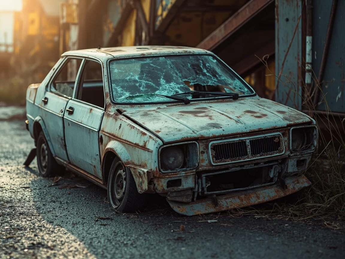 Epave voiture &middot; image &agrave; la une