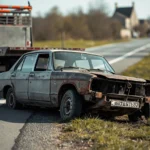 Epave voiture &mdash; Epave voiture Coutevroult - 77580, Seine-et-Marne &middot; image &agrave; la une