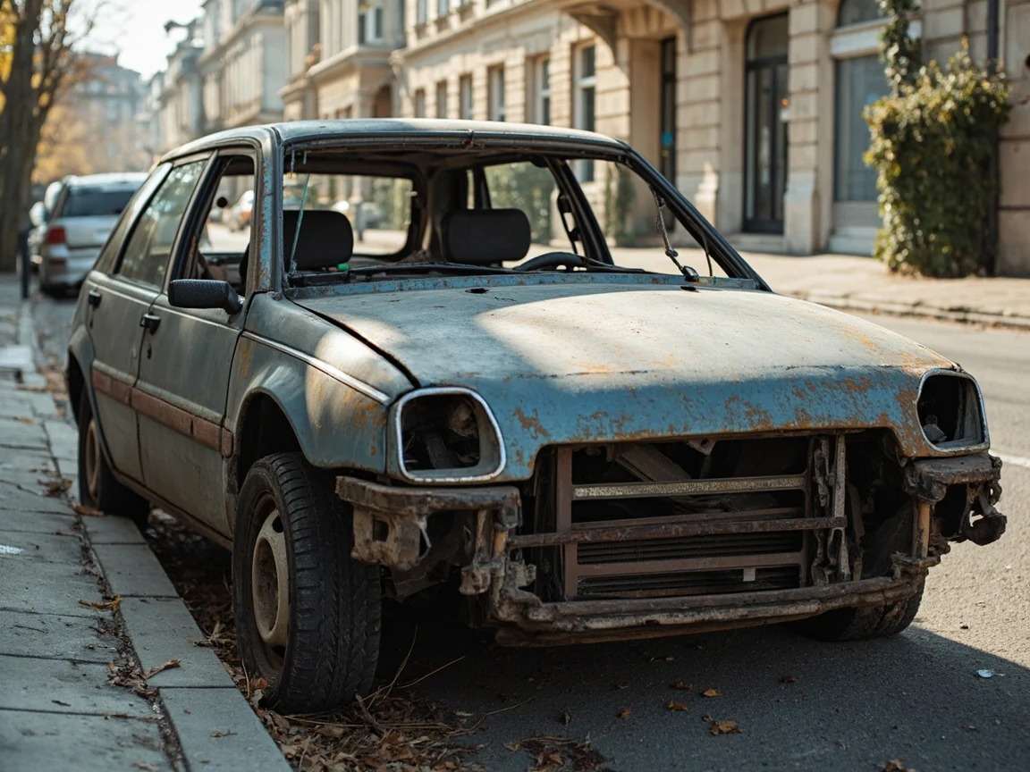 Epave voiture &middot; image &agrave; la une