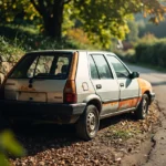 Epave voiture &mdash; Epave voiture : Saint-Ch&eacute;ron, 91530, Essonne &middot; image &agrave; la une