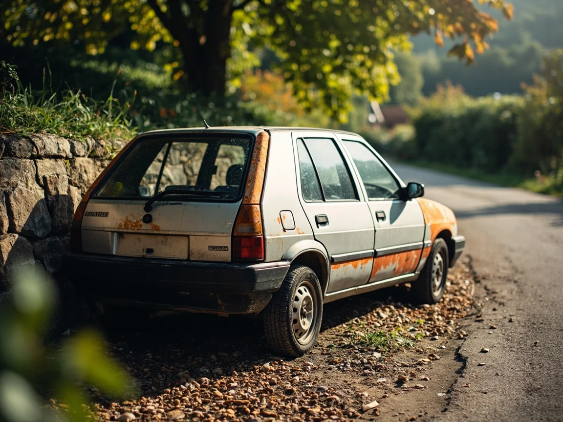 Epave voiture &middot; image &agrave; la une