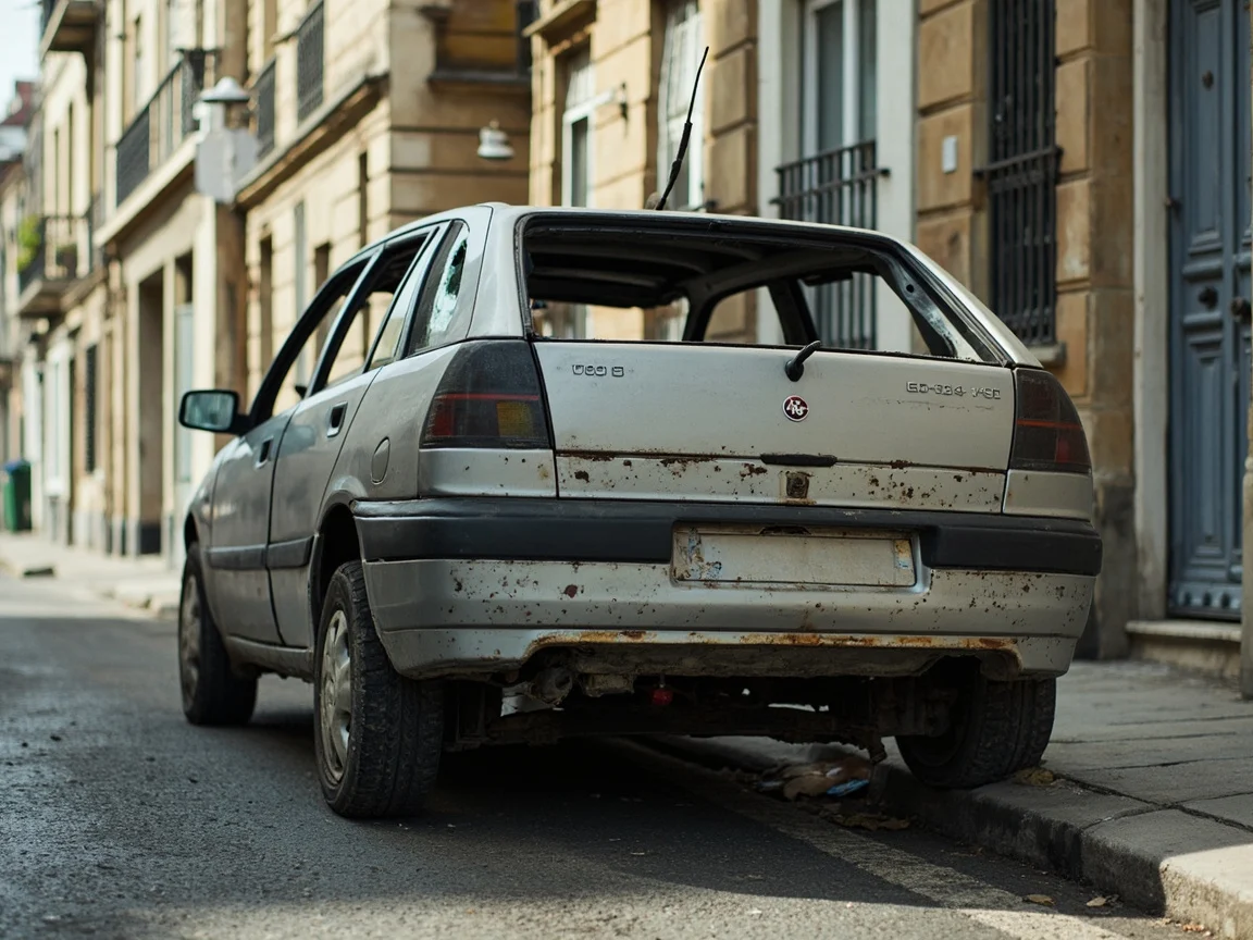 Epave voiture &middot; image &agrave; la une