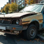 Epave voiture &mdash; Epave voiture : Franconville, 95017, Val-d'Oise &middot; image &agrave; la une