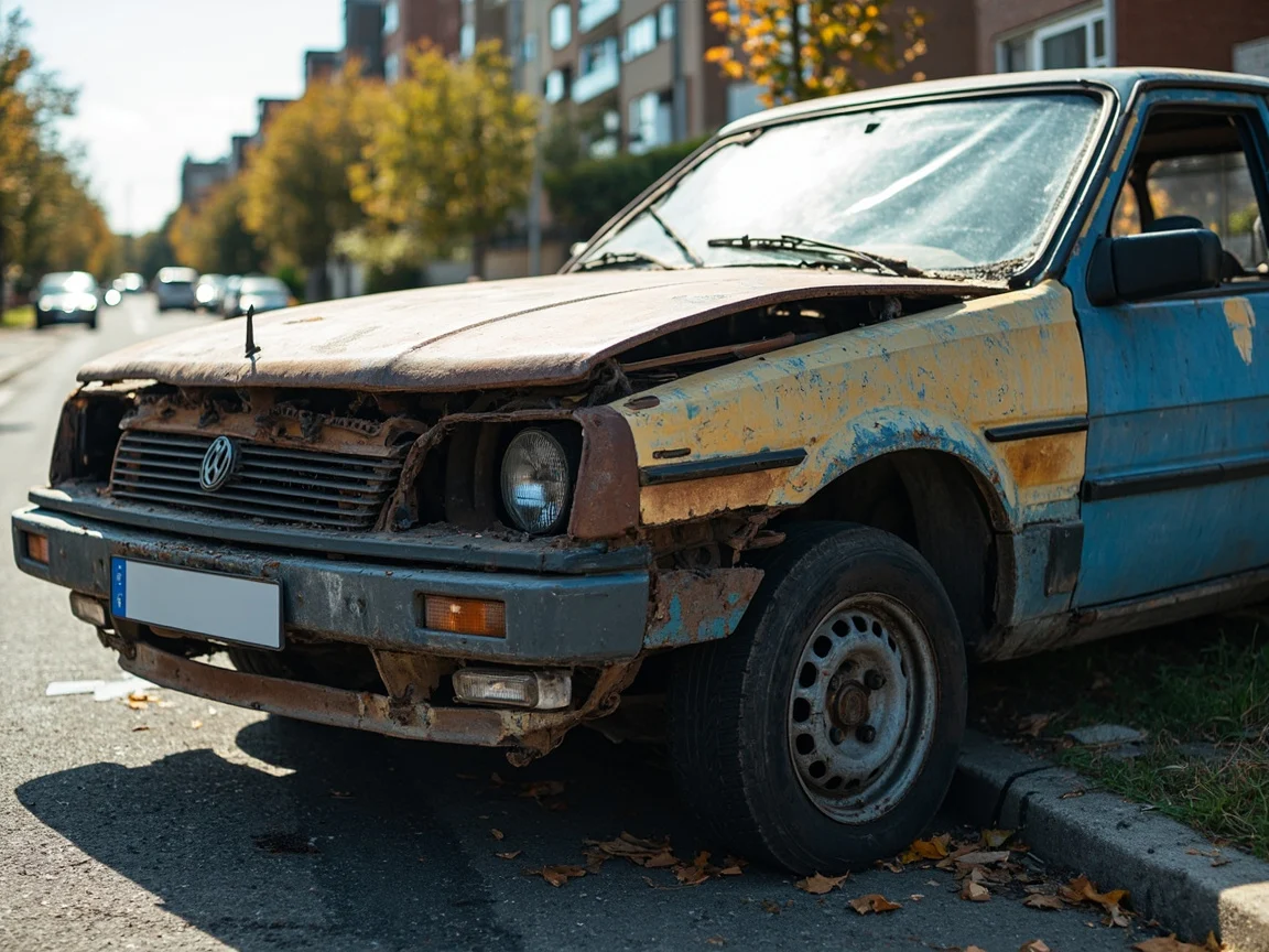 Epave voiture &middot; image &agrave; la une