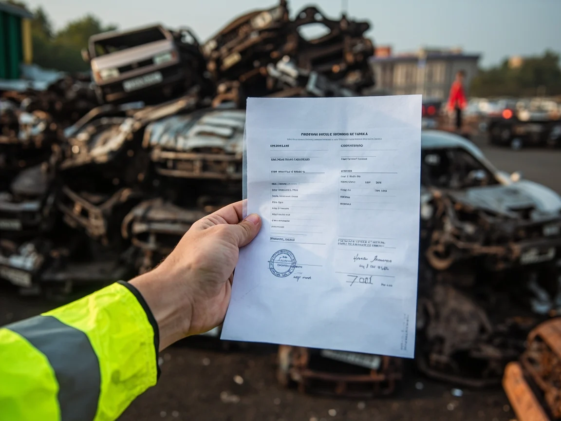 Certificat de destruction v&eacute;hicule &middot; image &agrave; la une