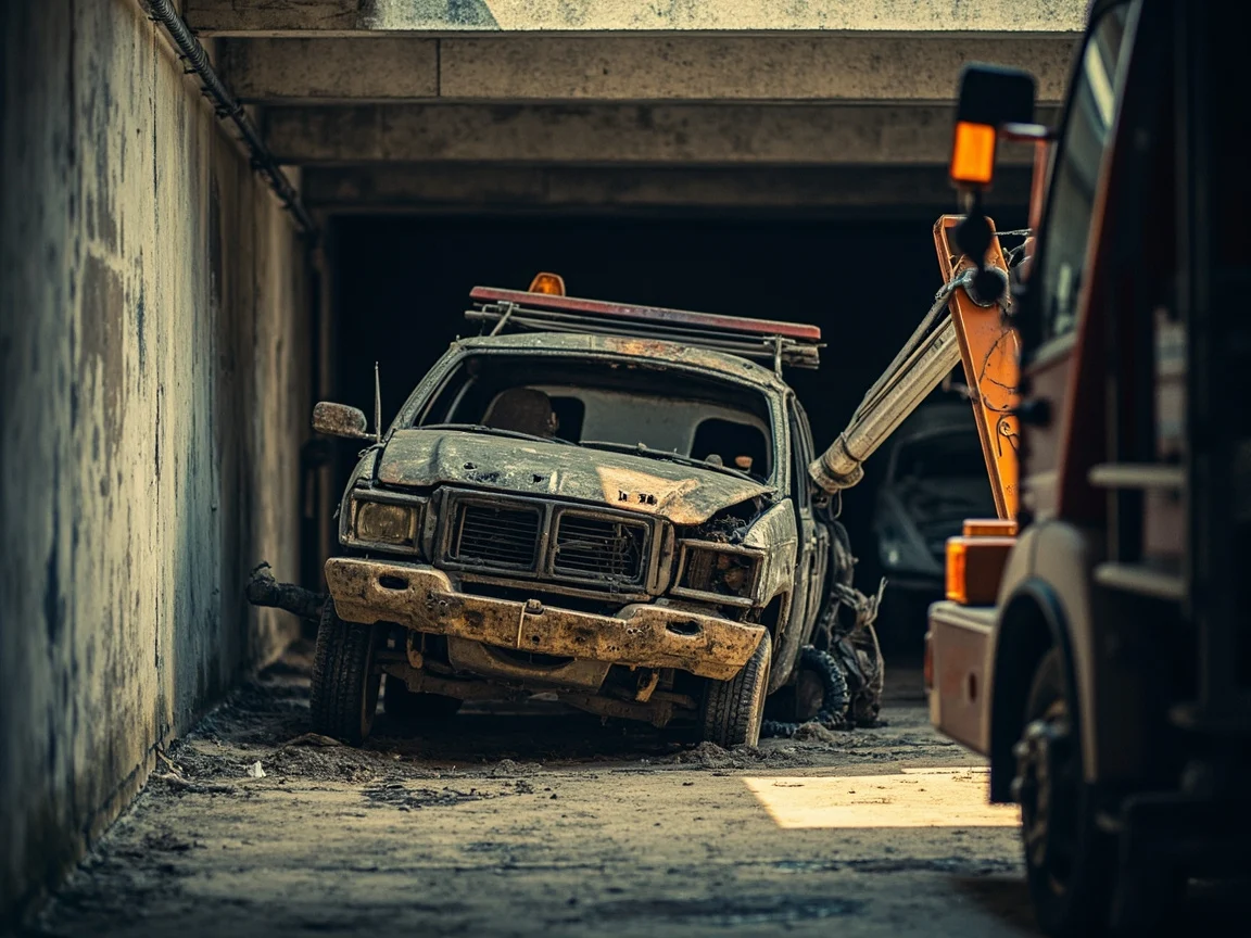 Enl&egrave;vement &eacute;pave sous-sol / parking &middot; image &agrave; la une