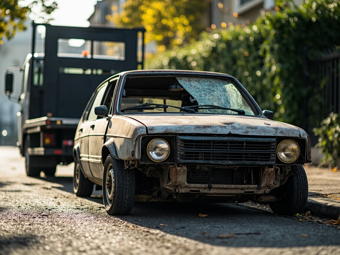 Epave voiture &middot; image &agrave; la une