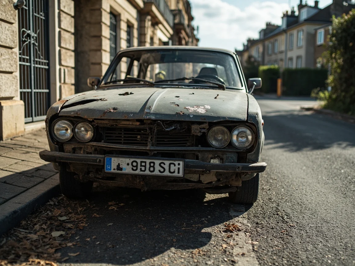 Epave voiture &middot; image &agrave; la une