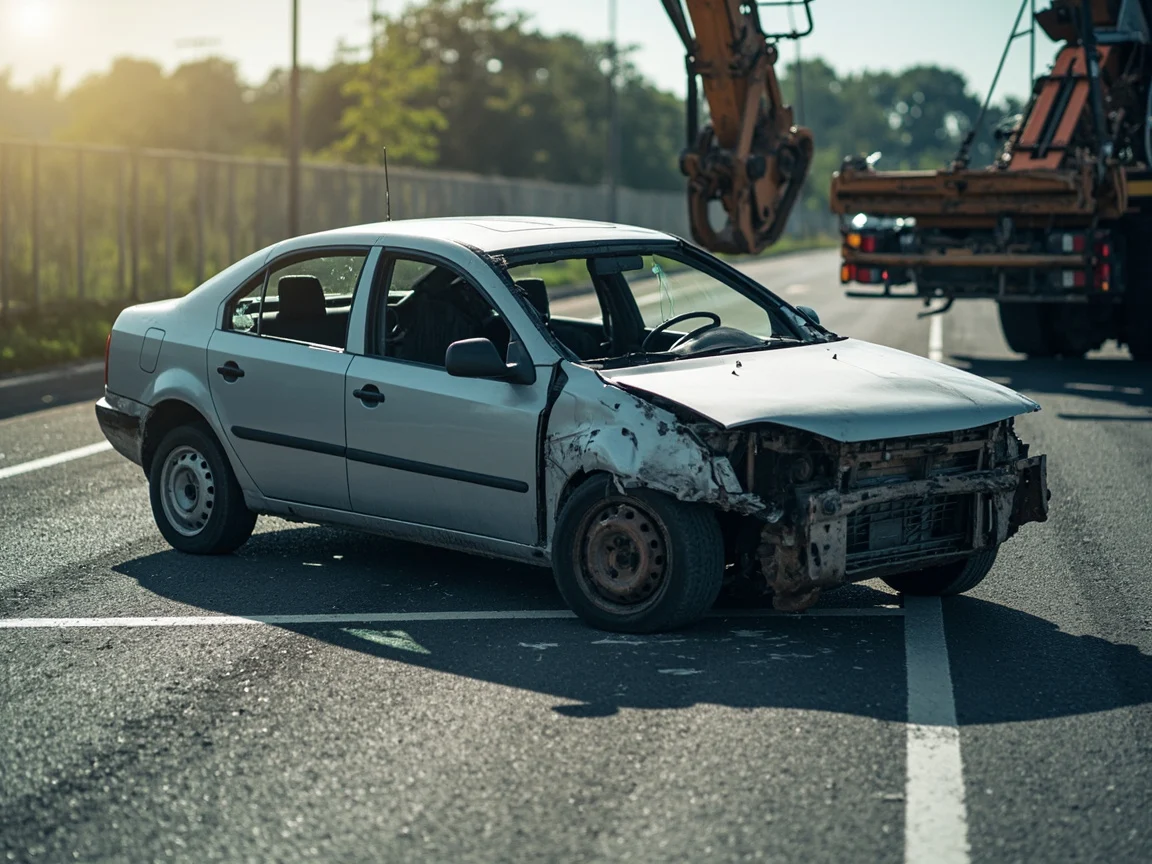 Epave voiture &middot; image &agrave; la une
