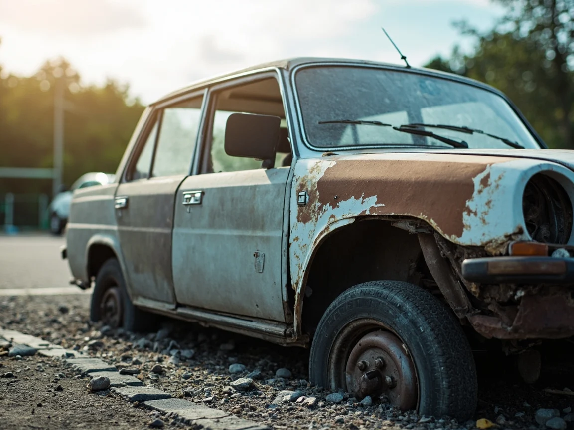 Epave voiture &middot; image &agrave; la une