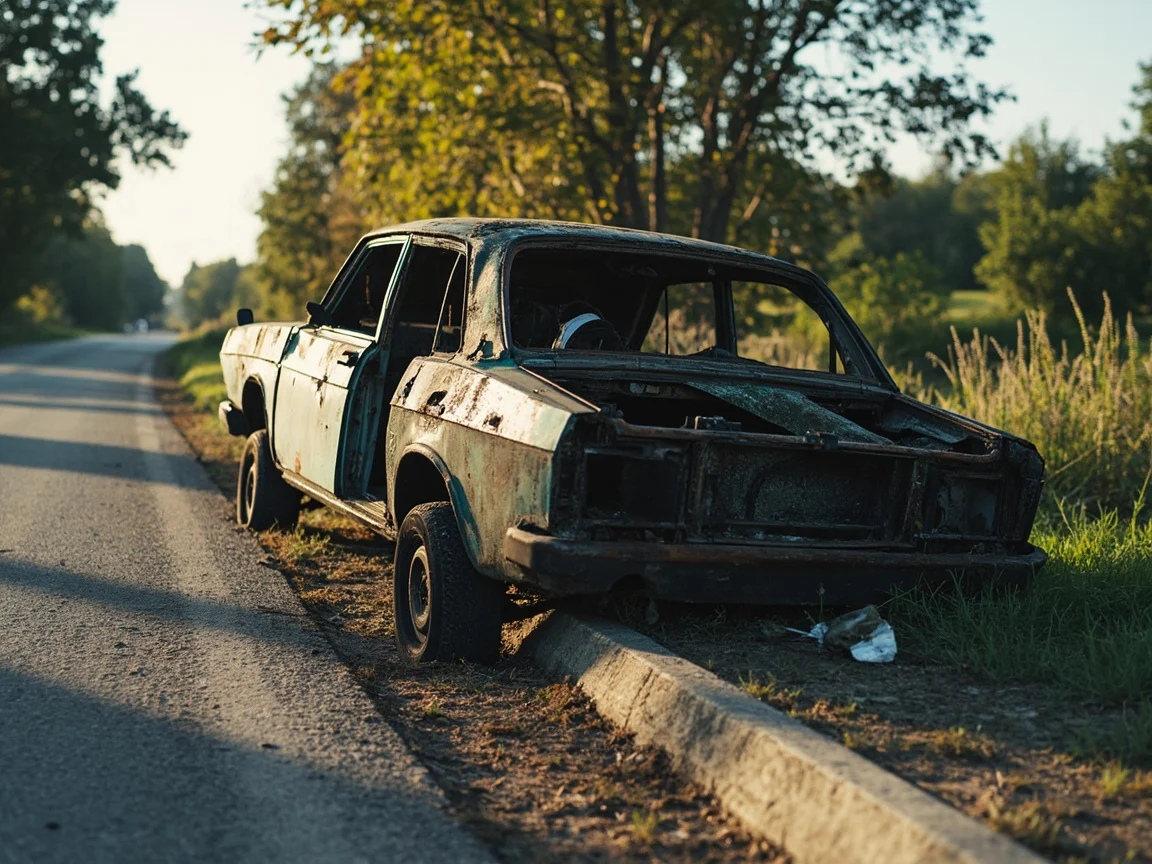 Epave voiture &middot; image &agrave; la une