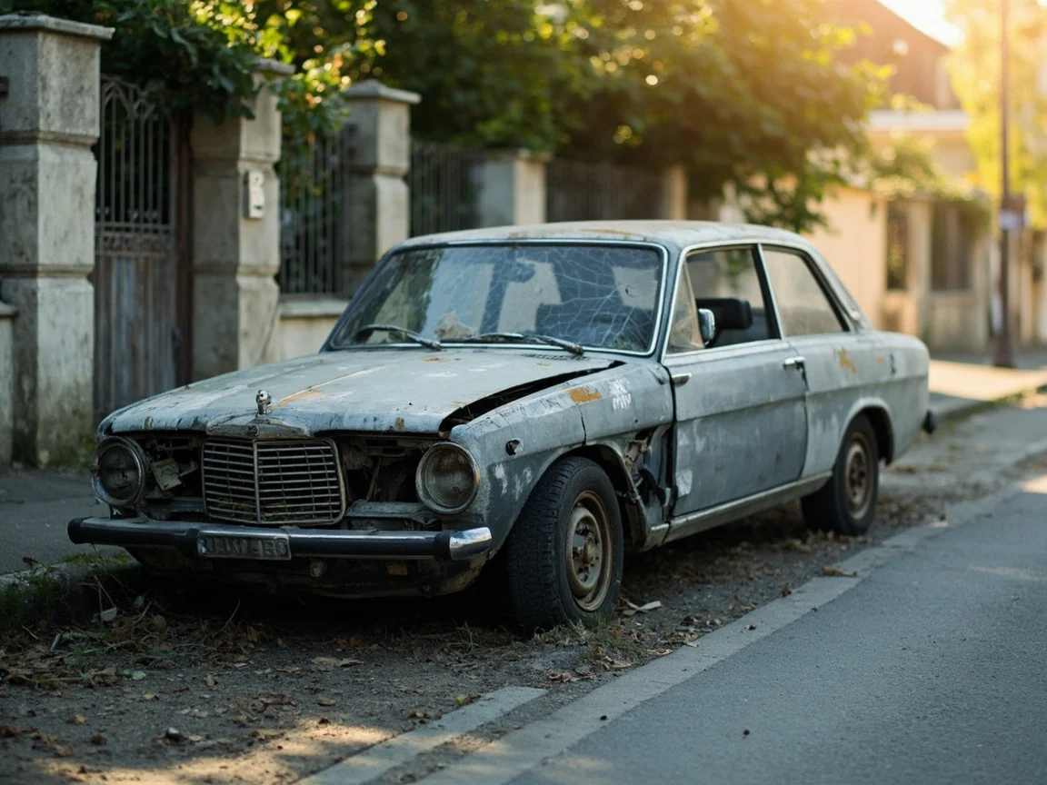 Epave voiture &middot; image &agrave; la une
