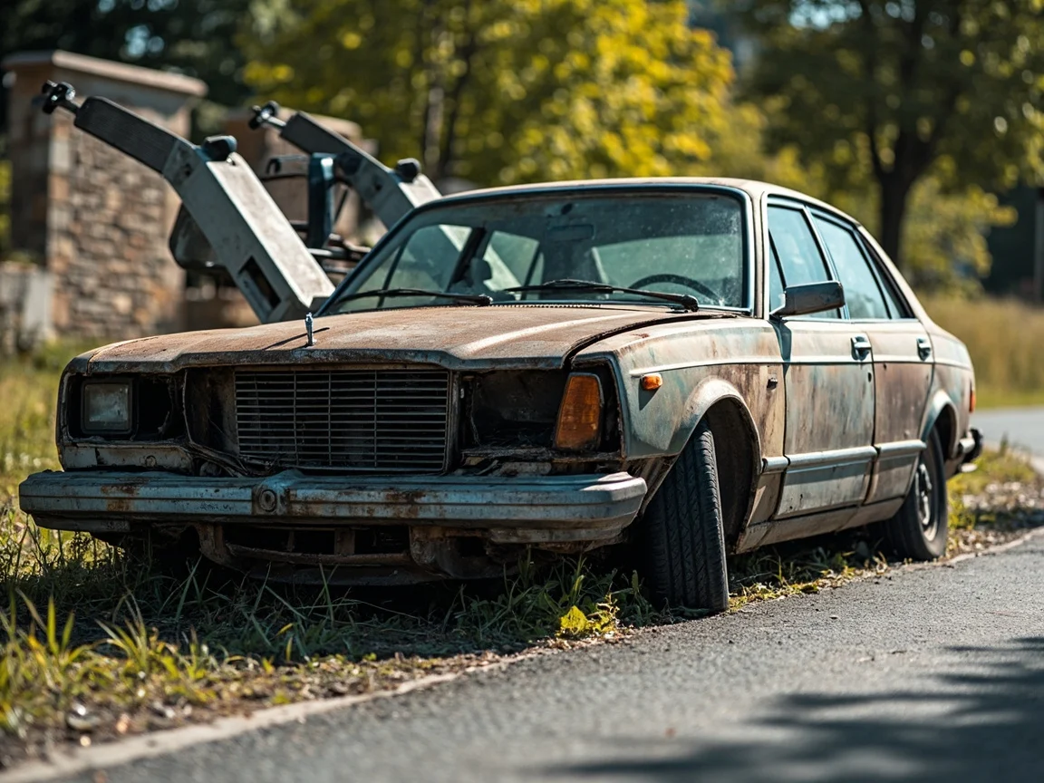 Epave voiture &middot; image &agrave; la une
