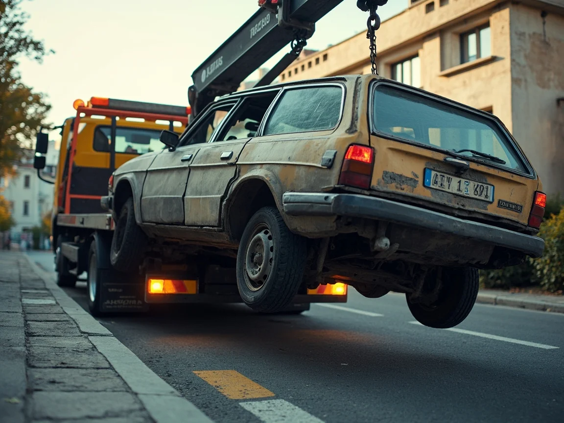 Epave voiture &middot; image &agrave; la une