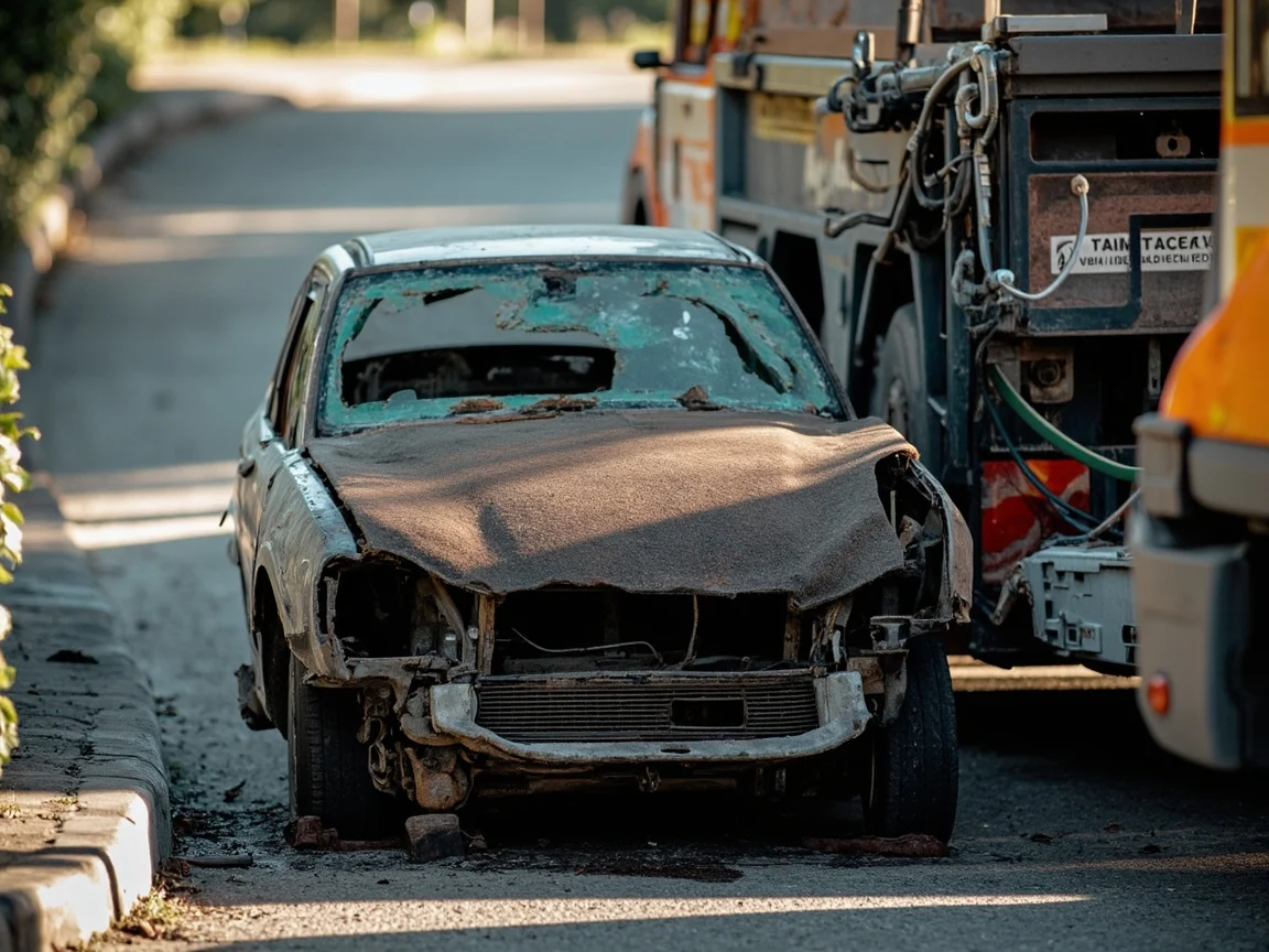 Epave voiture &middot; image &agrave; la une