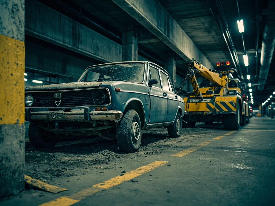 Enl&egrave;vement &eacute;pave sous-sol / parking &middot; image &agrave; la une