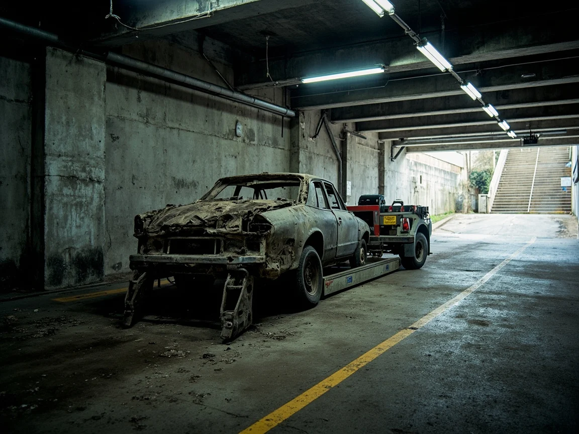 Enl&egrave;vement &eacute;pave sous-sol / parking &middot; image &agrave; la une