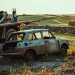 Epave voiture &mdash; Epave voiture Choisy-En-Brie / Seine-et-Marne &middot; image &agrave; la une