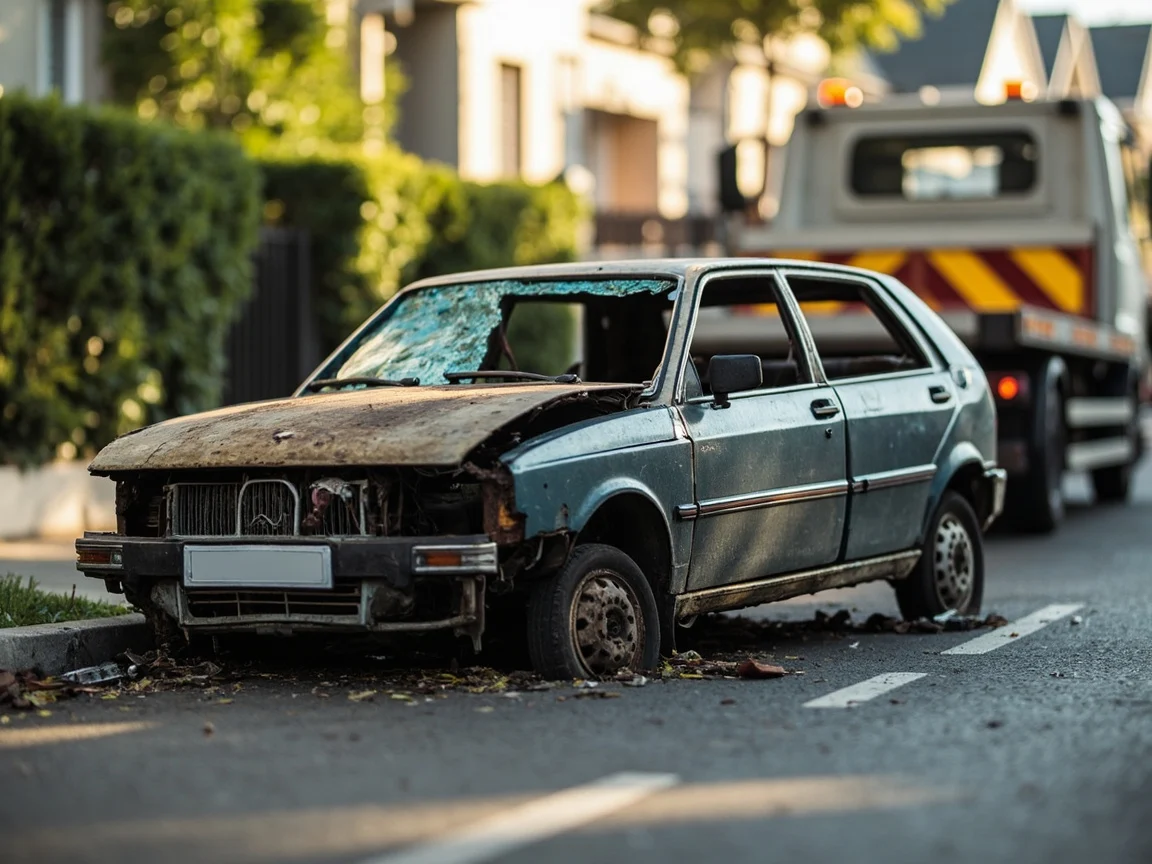 Epave voiture &middot; image &agrave; la une