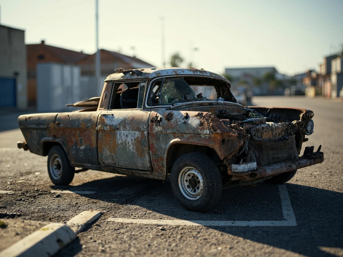 Epave voiture &middot; image &agrave; la une