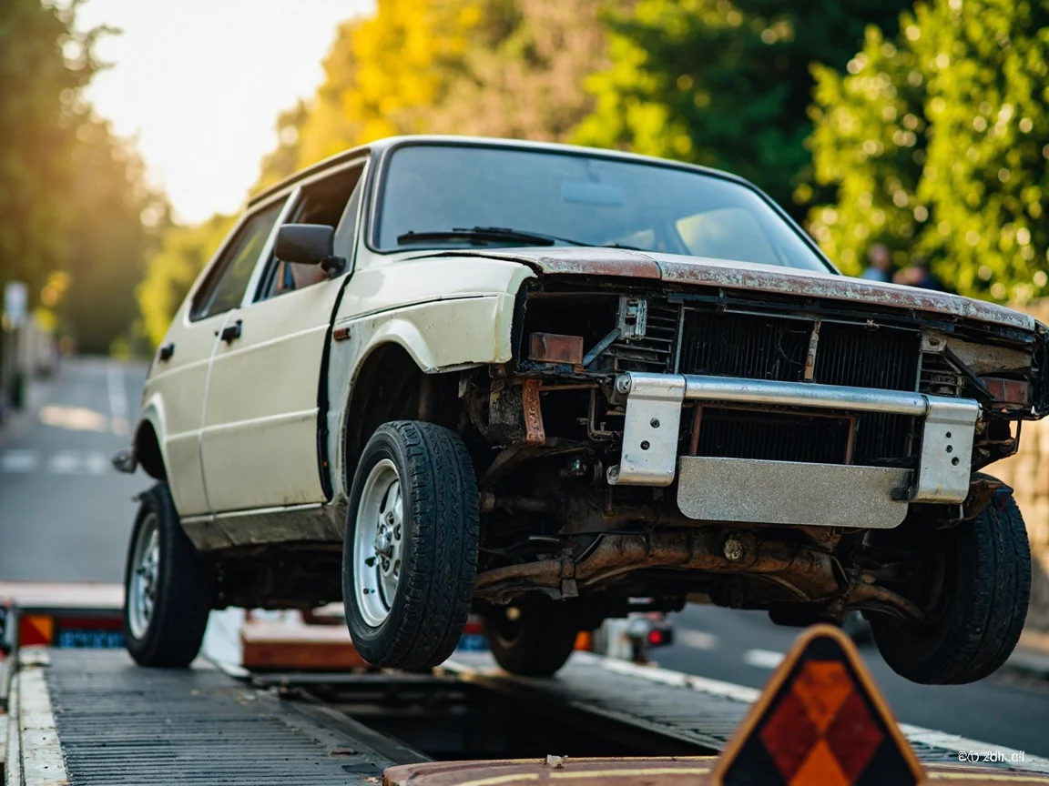 Epave voiture &middot; image &agrave; la une