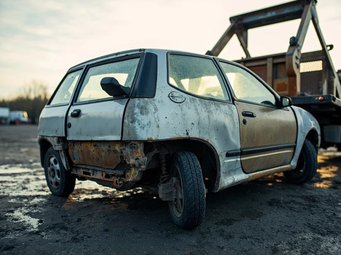 Epave voiture &middot; image &agrave; la une