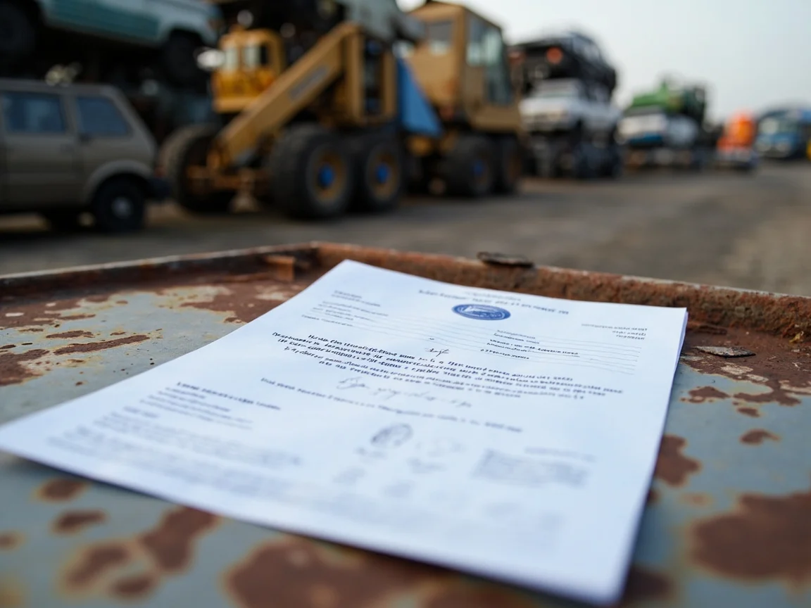 Certificat de destruction v&eacute;hicule &middot; image &agrave; la une