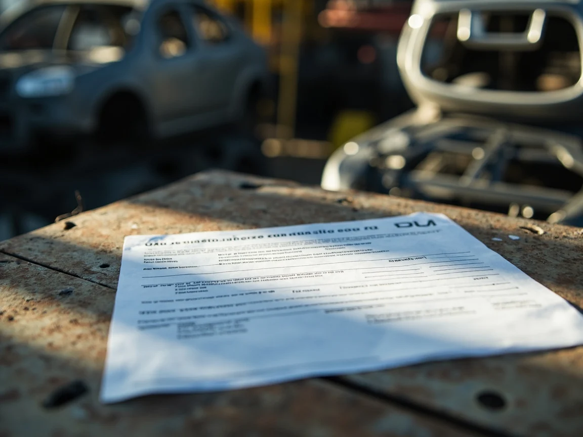 Certificat de destruction v&eacute;hicule &middot; image &agrave; la une
