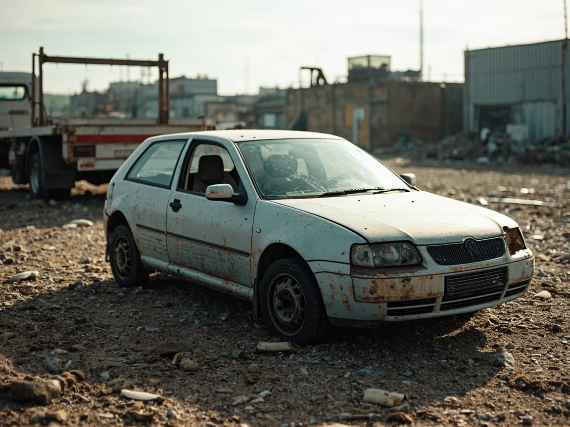 Destruction voiture &middot; image &agrave; la une