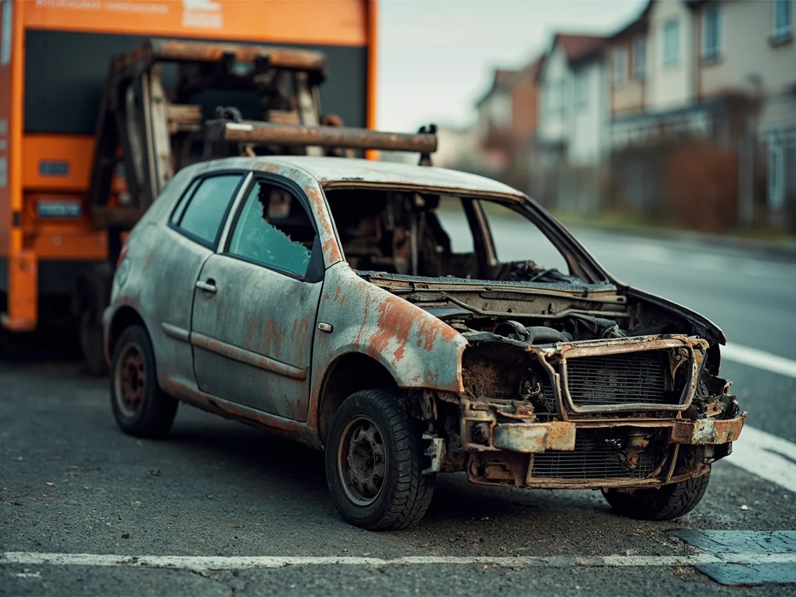 Epave voiture &middot; image &agrave; la une