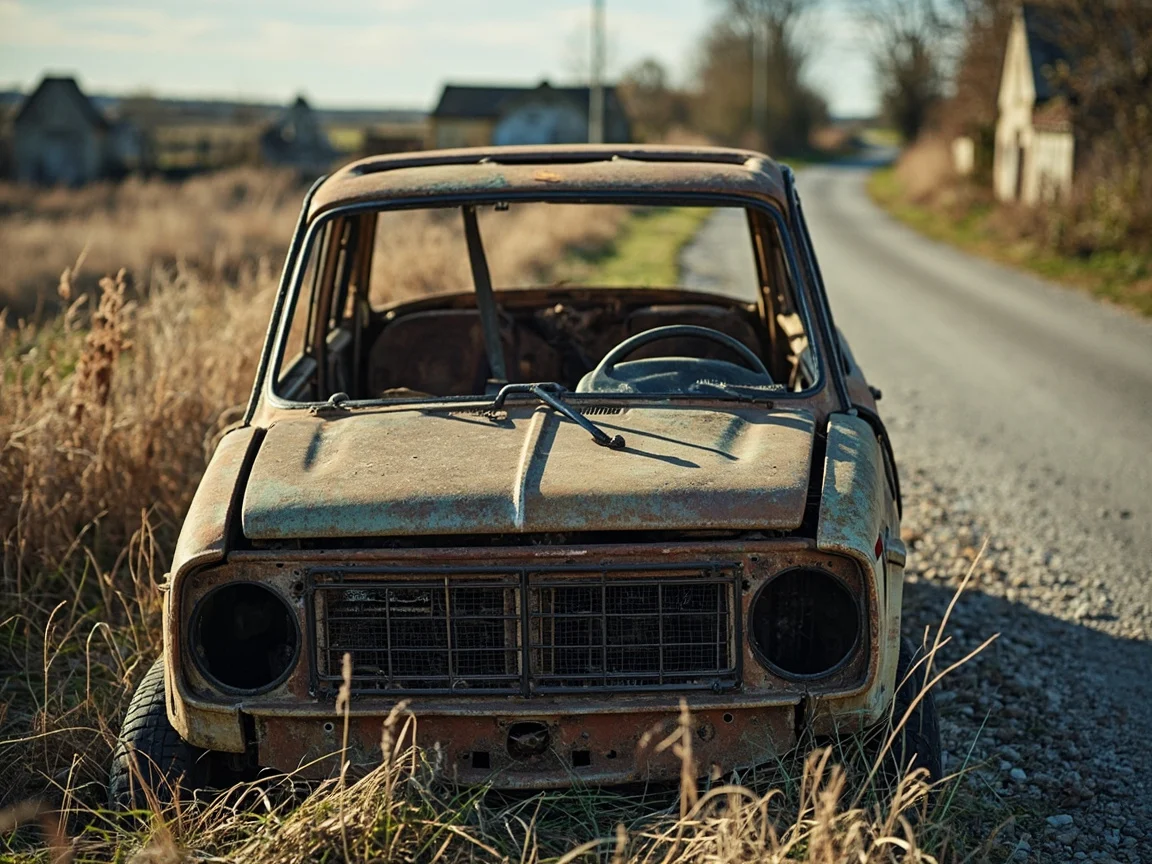 Epave voiture &middot; image &agrave; la une