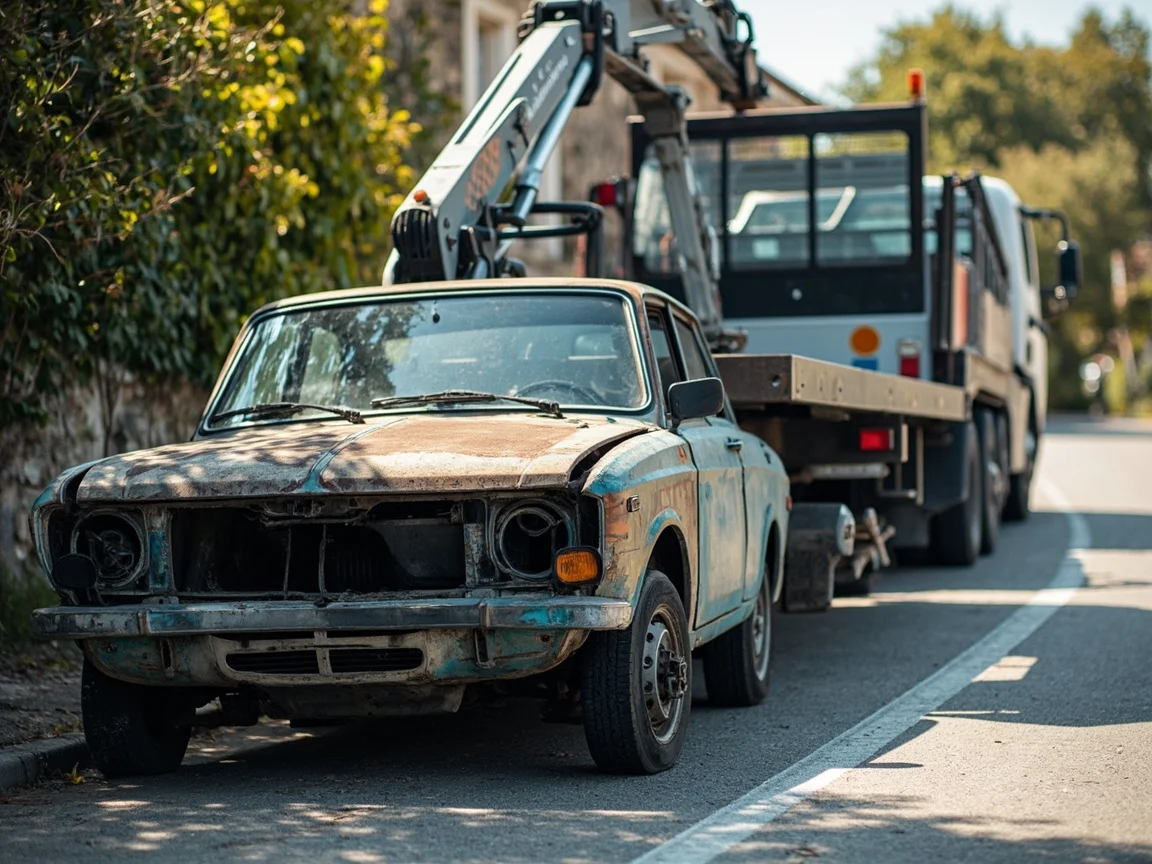 Epave voiture &middot; image &agrave; la une