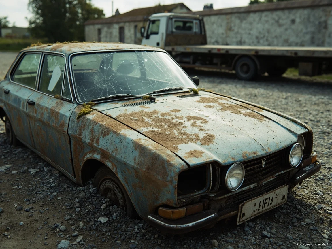 Epave voiture &middot; image &agrave; la une