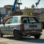 Mettre sa voiture &agrave; la casse &mdash; Mettre sa voiture &agrave; la casse - Ableiges - Val-d'Oise (95) &middot; image &agrave; la une