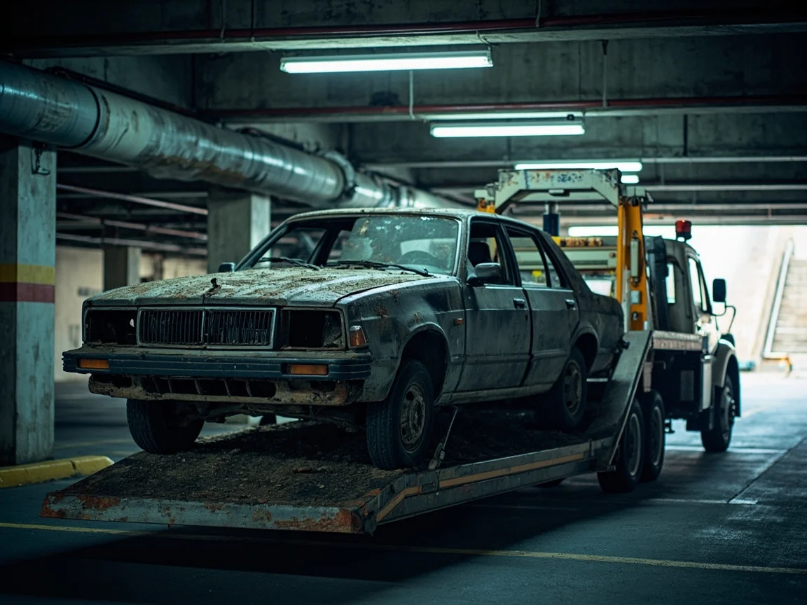 Enl&egrave;vement &eacute;pave sous-sol / parking &middot; image &agrave; la une